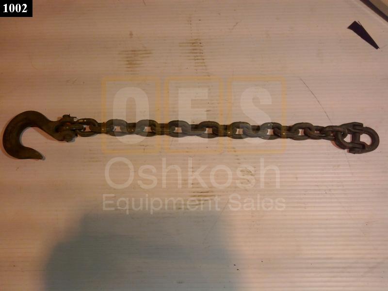 Front Winch Chain and Hook 2.5 ton - New Replacement