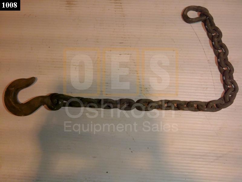 Front Winch Chain and Hook 5 Ton - Used Serviceable
