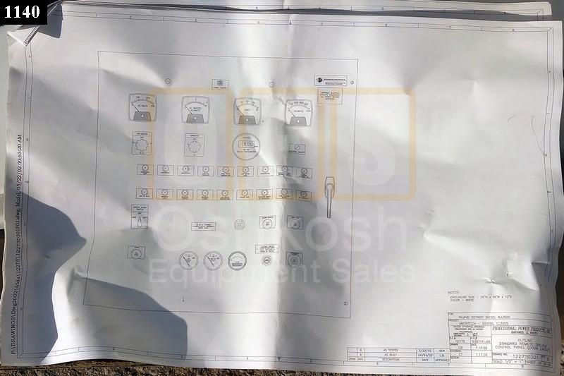 800kW Generator Control Panel - New Replacement