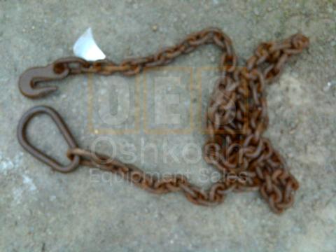 16 Foot Winching Lifting hook And Chain (5/8