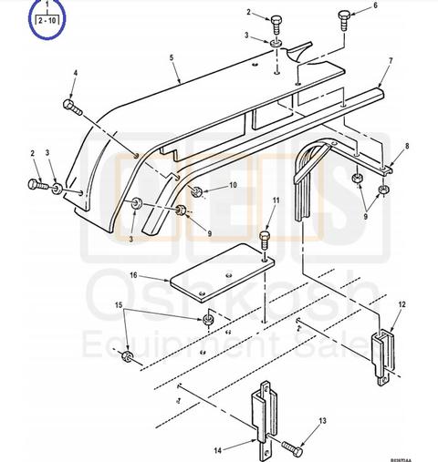 Inner Wheel Well Splash Guard (LH)