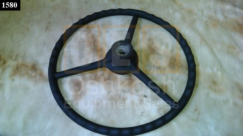 Steering Wheel for Military Vehicles (Black) - New Replacement