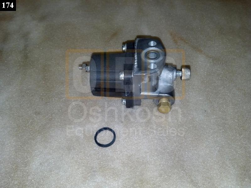 Cummins 24 Volt Fuel Shutoff Solenoid Assembly (with emergency thumb screw) - New Replacement