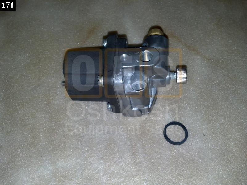 Cummins 24 Volt Fuel Shutoff Solenoid Assembly (with emergency thumb screw) - New Replacement