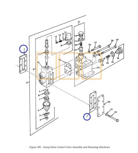 Dump Truck Hydraulic Valve Body Cover Gasket