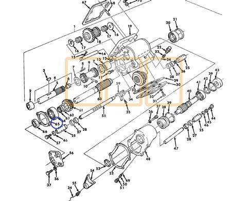 PTO Winch Output Shaft Cover Gasket