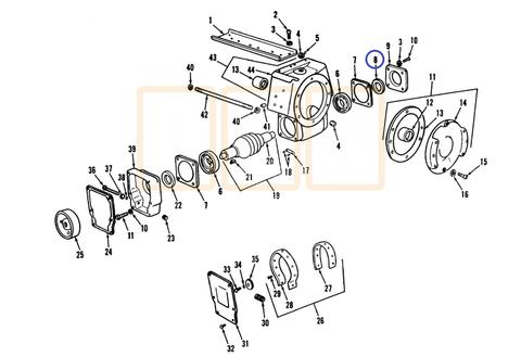 Winch Oil Seal (Worm Gear Shaft/Input Shaft)