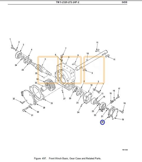 Winch Brake Band Cover Gasket