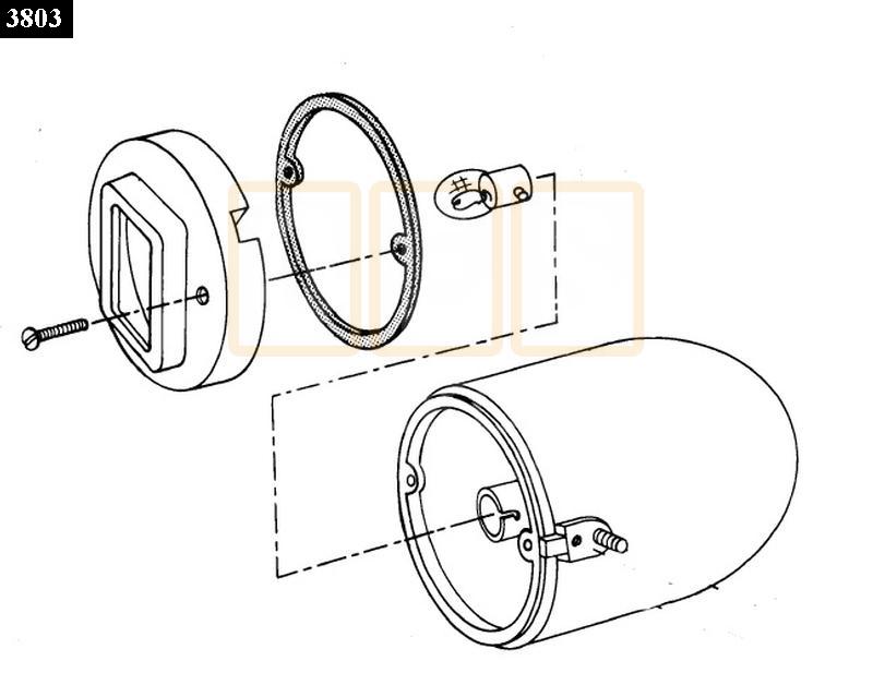 Blackout Drive Light Assembly - Oshkosh Equipment