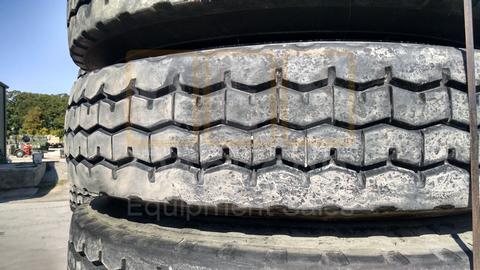 11.00R24 Goodyear G286 Tire on Wheel