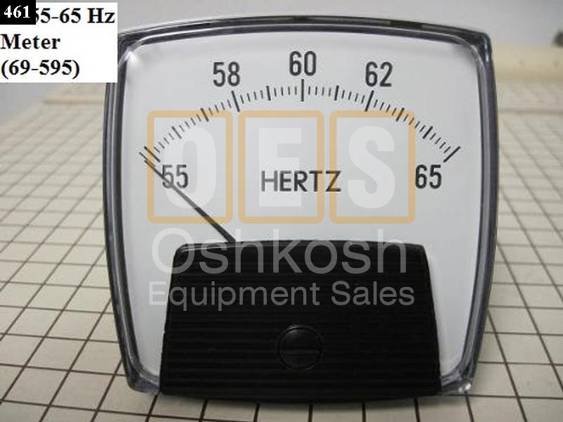 Replacement Panel Hertz Meter (55-65) - New Replacement