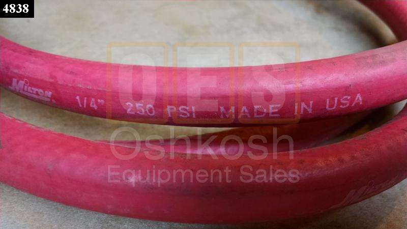 Tire Pressure Air Filler Hose with chuck and gauge - Used Serviceable