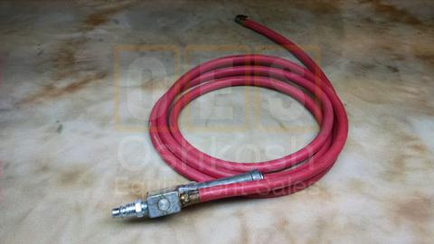 Tire Pressure Air Filler Hose with chuck and gauge
