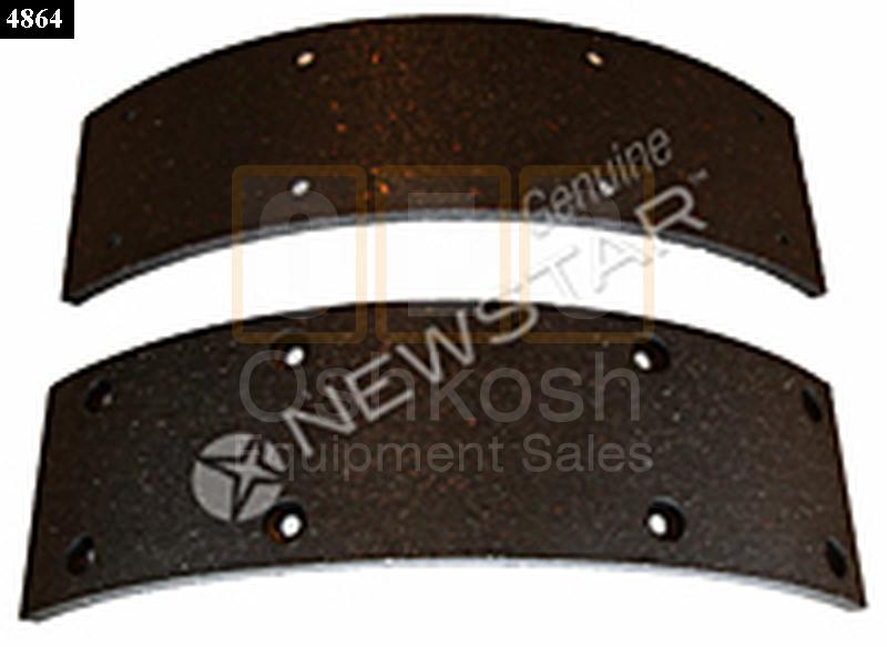 Parking Brake Shoe Lining (Inner and Outer) - New Replacement