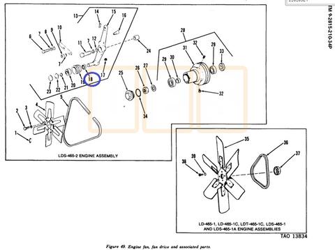 Fan Idler Pulley Seal