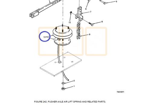 Drop Axle Lift Air Bag