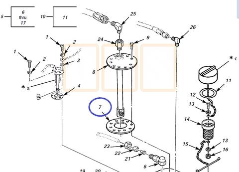 Fuel Tank Pick Up Gasket