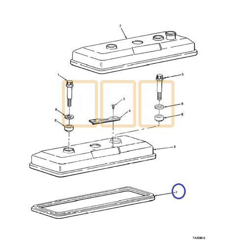Valve Cover Gasket 8V92 Detroit Diesel