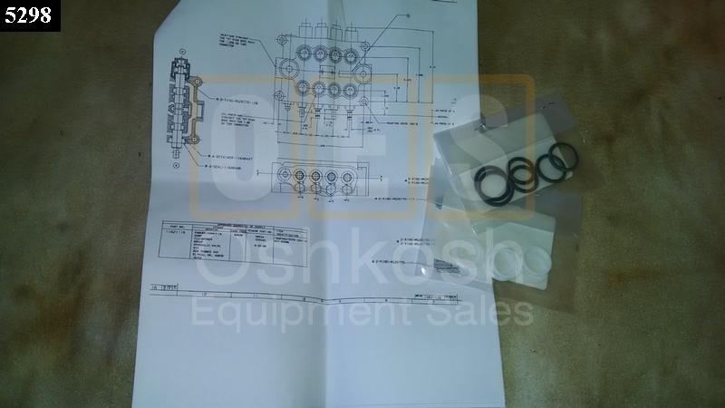 Wrecker Gondola Hoist Hydraulic Control Valve Seal Kit - New Replacement
