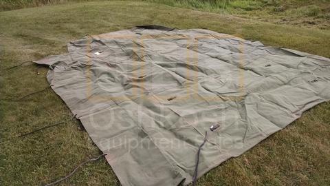 Canvas Dump Truck Cargo Tarp Cover