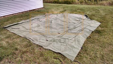 Canvas Dump Truck Cargo Tarp Cover