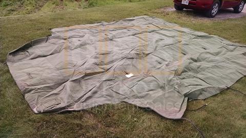 Canvas Dump Truck Cargo Tarp Cover