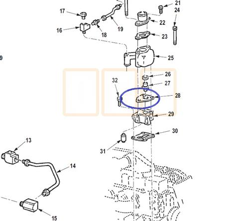 Thermostat Gasket (Cummins 6CTA8.3)