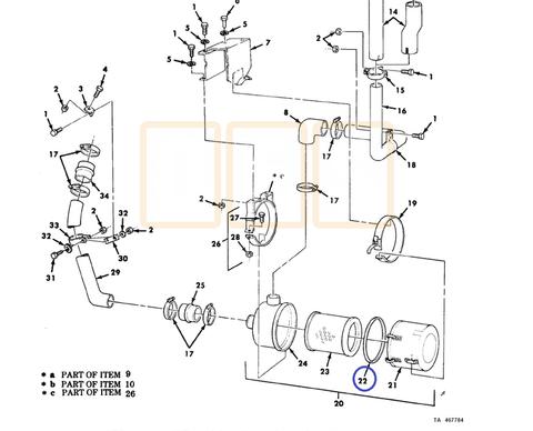 Air Cleaner Filter Gasket Seal