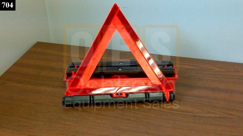 Emergency Reflector Triangles without Case - Used Serviceable