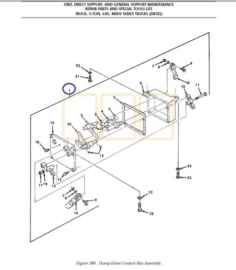 Dump Hoist Control Box Assembly