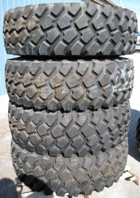 16.00R20 Goodyear or Michelin XZL Tire on HEMTT Wheel