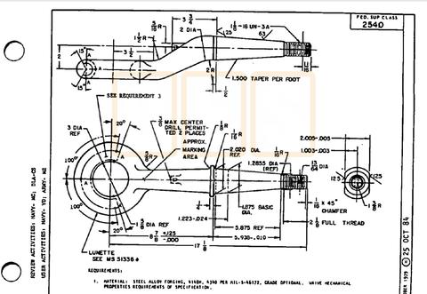 Military Trailer Pintle Hitch / Lunette Ring