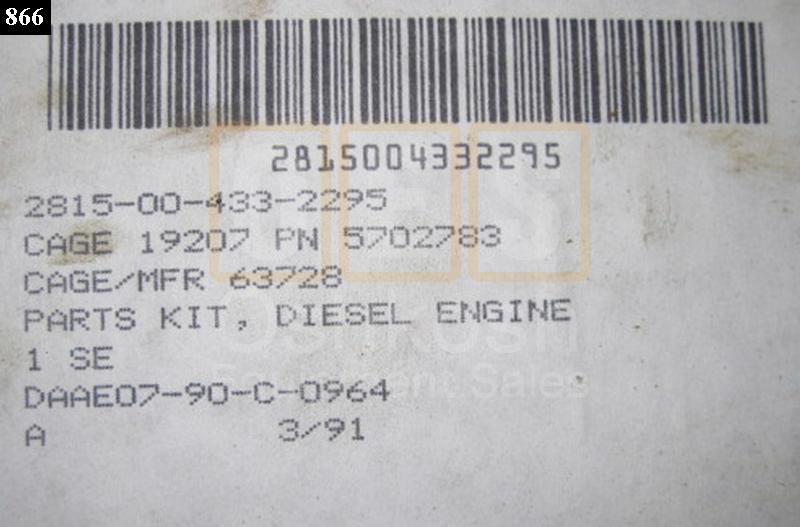 Multi-Fuel LDT / LDS 465 Engine Gasket Set - NOS