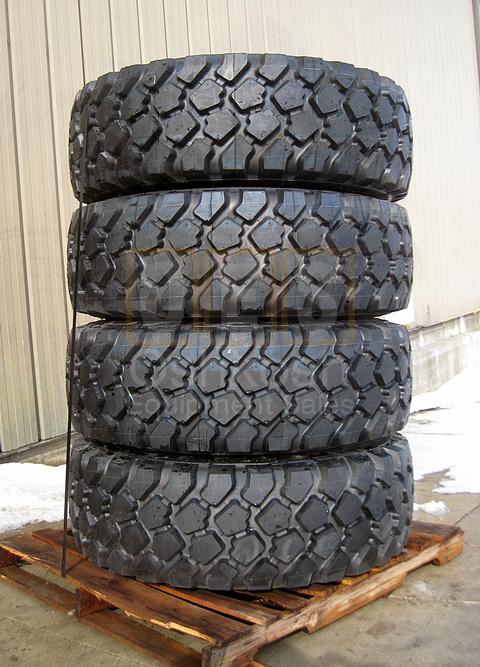395/85R20 Michelin XZL on MRAP Wheel