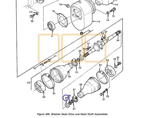 Oil Seal for Constant Velocity (CV) Boot On Military 5-Ton Wreckers