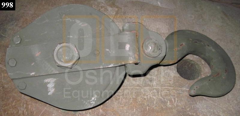 5 Ton Cable Pulley Snatch Block - NOS