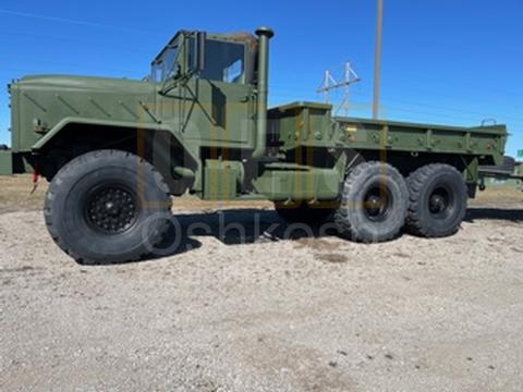 M923A1 5 Ton 6x6 Military Cargo Truck with available 20' Beaver Tail Trailer with Ramps (C-200-132)