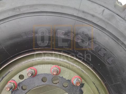 16.00R20 Michelin XZL on CTIS Wheel
