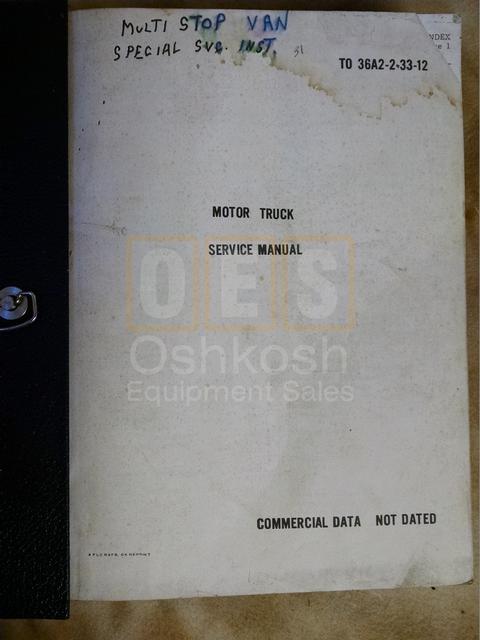 International Truck Model 1210 Technical Manual