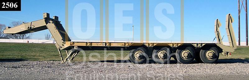 M747 60 Ton Military Low Boy Trailer T 1100 29 Oshkosh Equipment