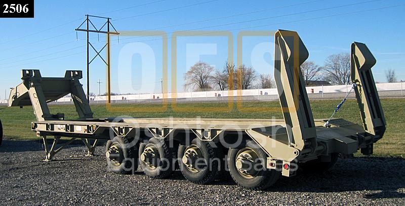 M747 60 Ton Military Low Boy Trailer (T-1100-29) - Rebuilt/Reconditioned