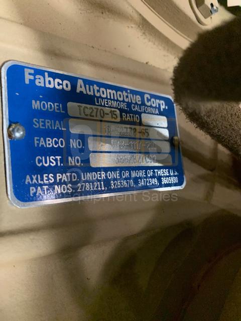 Fabco Automotive TC270-15 Transfer Transmission Assembly 3882827C92 NOS